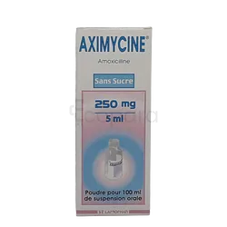 AXIMYCINE 250MG/5ML 100ML SIROP GM