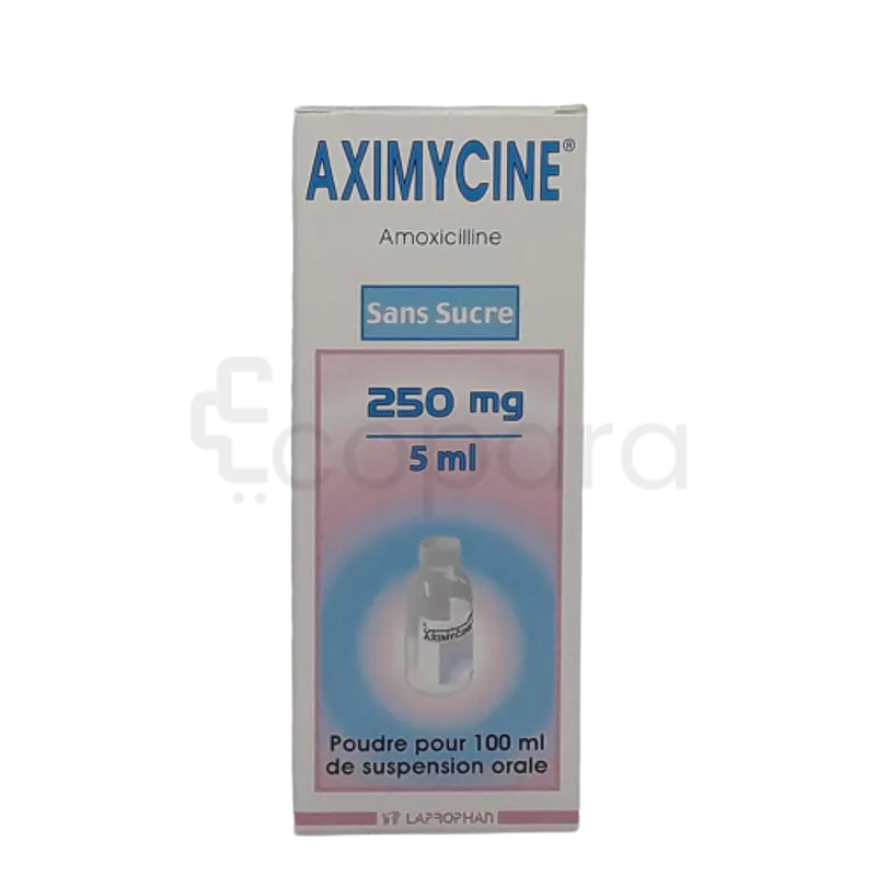 AXIMYCINE 250MG/5ML 100ML SIROP GM