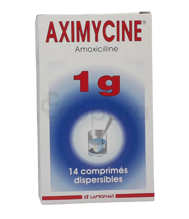 AXIMYCINE 1G BOITE DE 14 COMPRIMES DISPERSIBLES