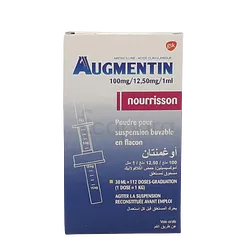 AUGMENTIN NOURISSON 100MG 30ML SIROP