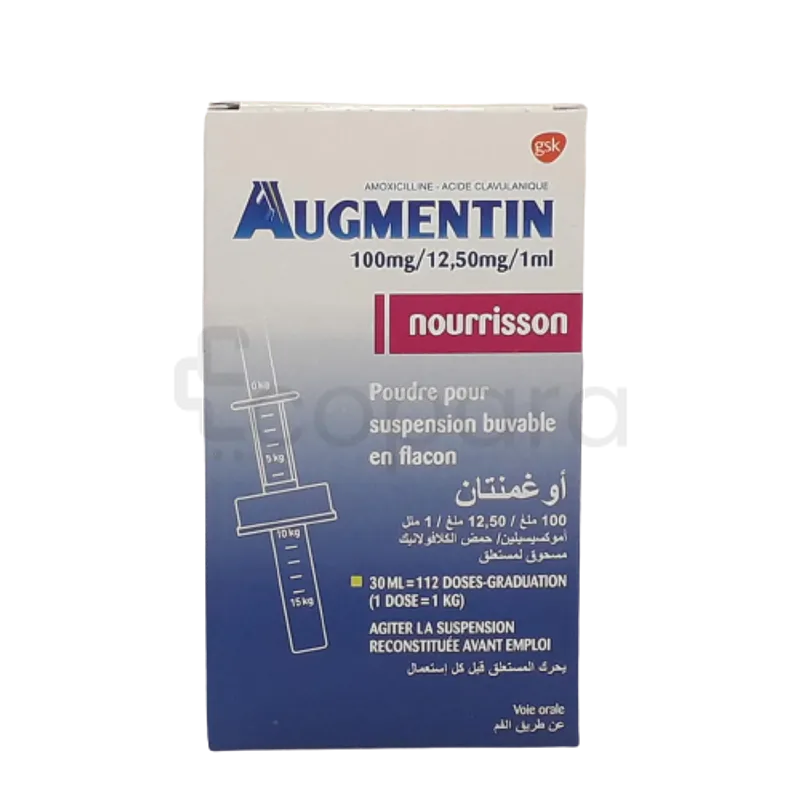 AUGMENTIN NOURISSON 100MG 30ML SIROP