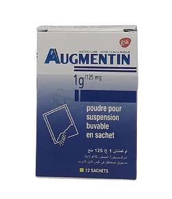 AUGMENTIN 1G BOITE DE 12 SACHETS