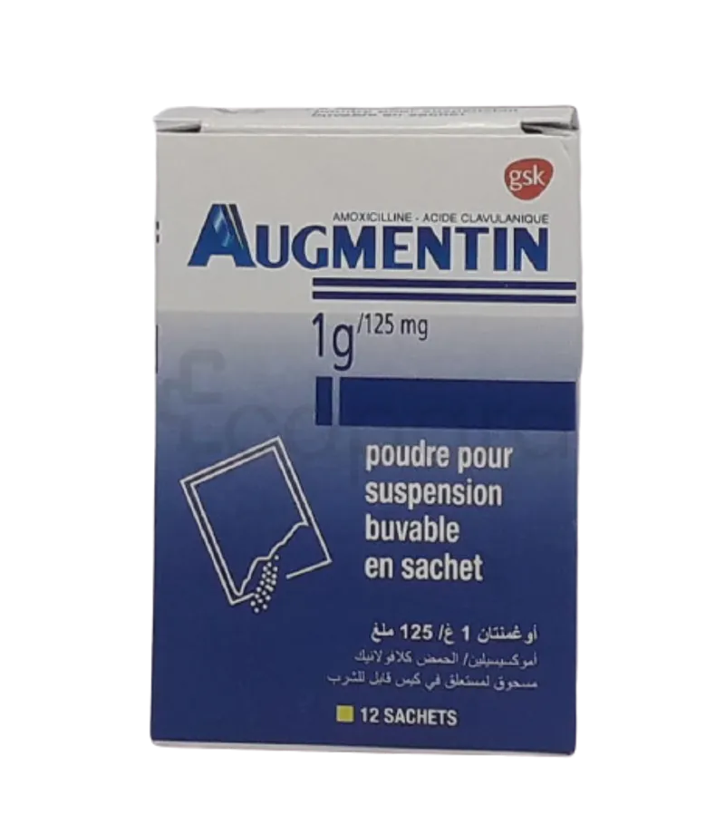 AUGMENTIN 1G BOITE DE 12 SACHETS