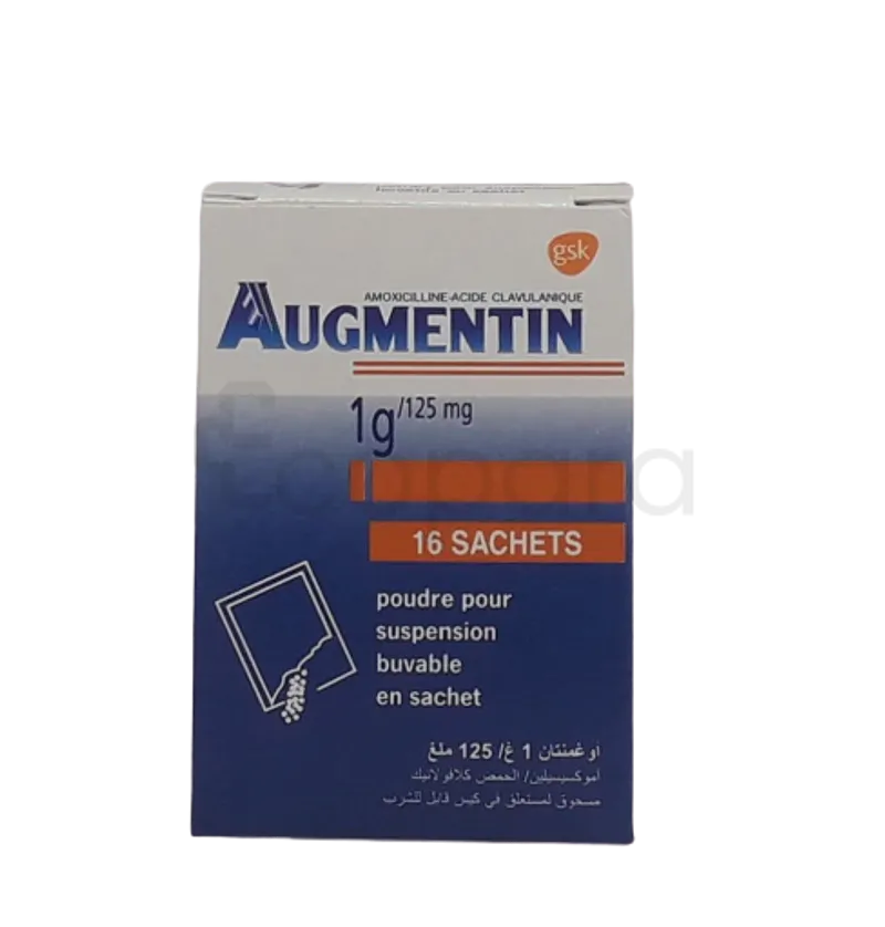 AUGMENTIN 1G BOITE DE 16 SACHETS
