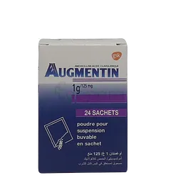 AUGMENTIN 1G/125MG BOITE DE 24 SACHETS