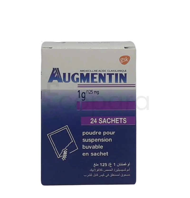 AUGMENTIN 1G/125MG BOITE DE 24 SACHETS