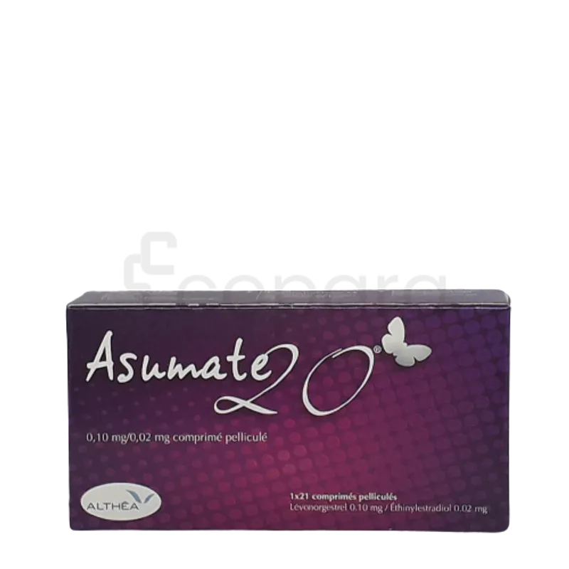 ASUMATE 20 0.10MG/0.02MG BOITE DE 21 PILULES
