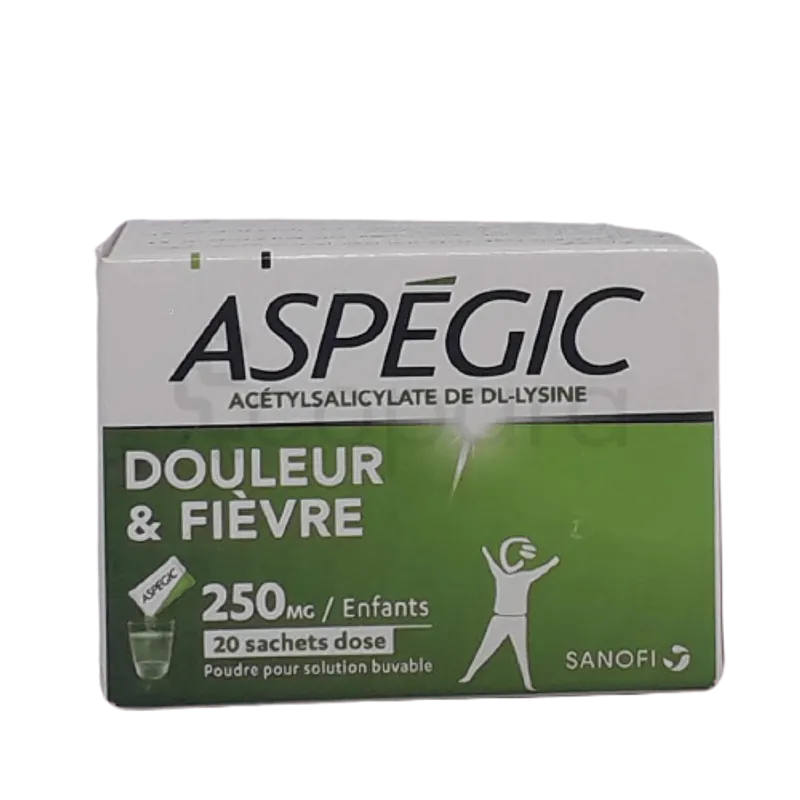 ASPEGIC 250MG BOITE DE 20 SACHETS