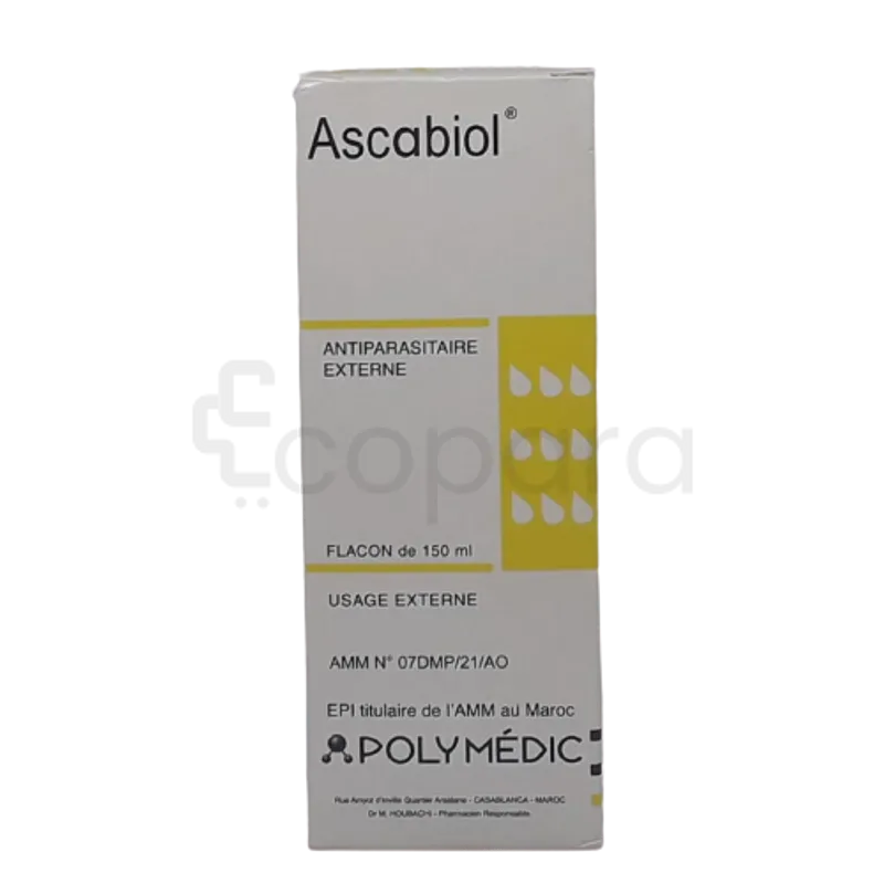 ASCABIOL 150ML SOLUTION LAVANTE