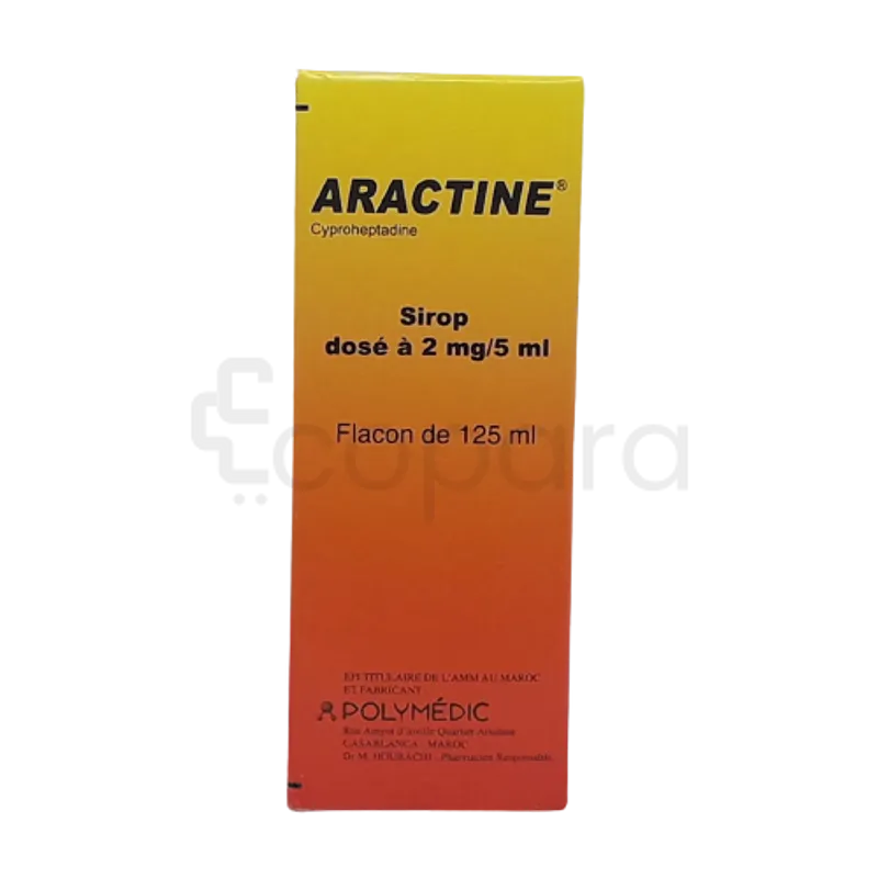 ARACTINE 0.04% 125ML SIROP