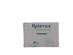 APLEVAX ANTIALERGIQUE 5MG BOITE DE 30 COMPRIMES