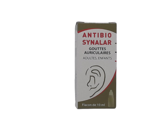 ANTIBIO SYNALAR 10ML GOUTTES AURICULAIRES