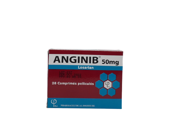 ANGINIB 50MG BOITE DE 28 COMPRIMES