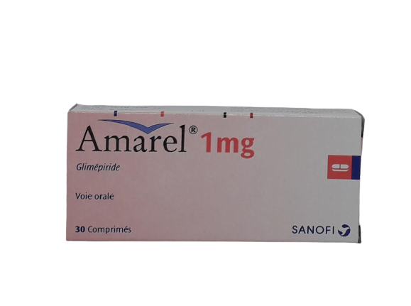 AMAREL 1MG BOITE DE 30 COMPRIMES