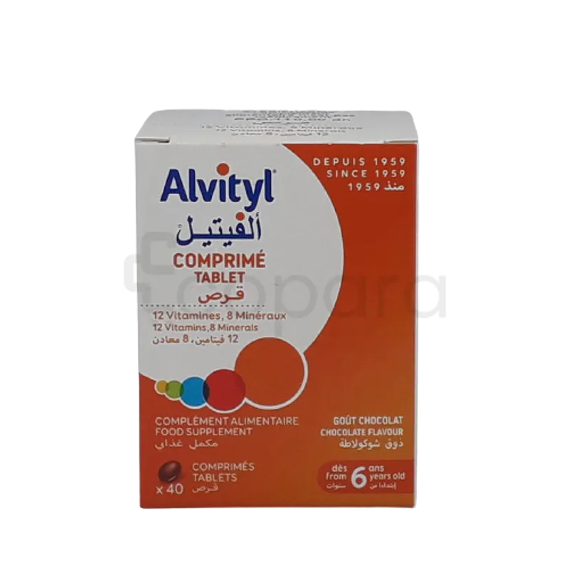 ALVITYL BOITE DE 40 COMPRIMES MR