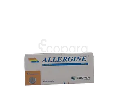 ALLERGINE 10MG BOITE DE 15 COMPRIMES