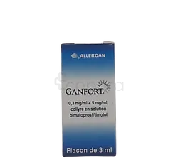 GANFORT 0.3MG/ML+5MG/ML COLLYRE