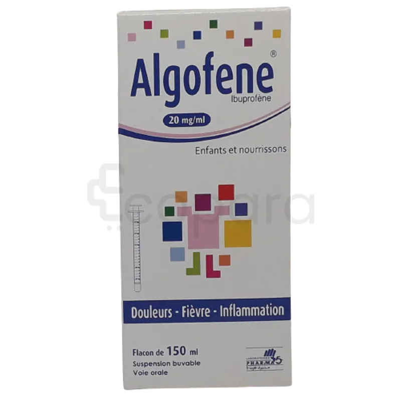 ALGOFENE 20MG/ML 150ML SIROP