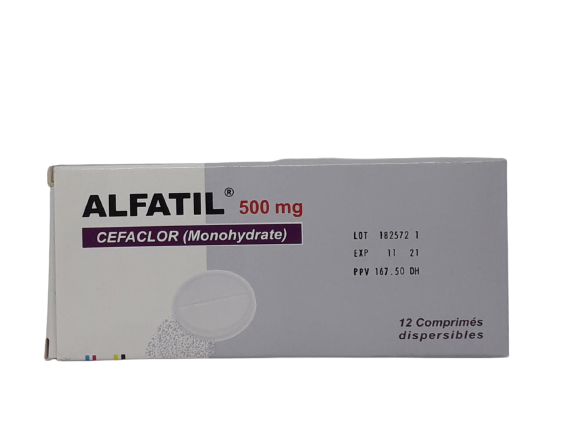 ALFATIL 500MG BOITE DE 12 COMPRIMES DISPERSIBLES