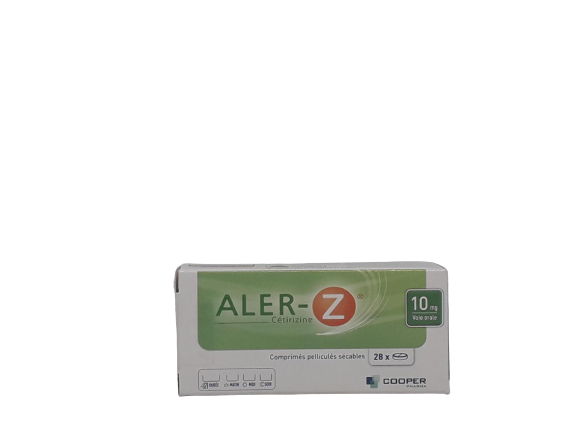 ALER Z 10MG BOITE DE 28 COMPRIMES