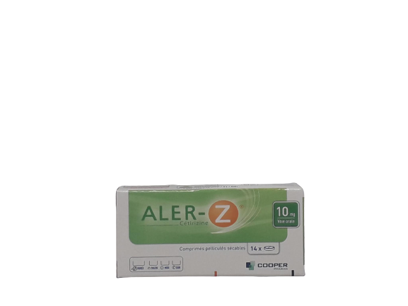 ALER Z 10MG BOITE DE 14 COMPRIMES