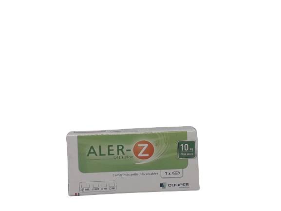 ALER Z 10MG BOITE DE 7 COMPRIMES