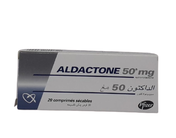ALDACTONE 50MG BOITE DE 20 COMPRIMES SECABLES