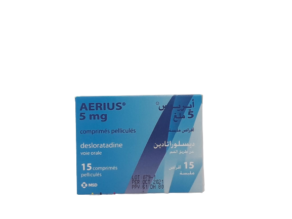 AERIUS 5MG BOITE DE 15 COMPRIMES