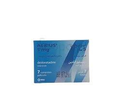 AERIUS 5MG BOITE DE 7 COMPRIMES PM