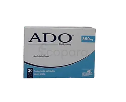 ADO  850MG BOITE DE 30 COMPRIMES