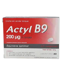 ACTYL B9 200UG BOITE DE 60 COMPRIMES