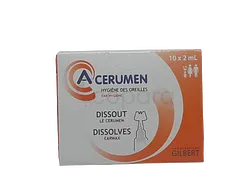 ACERUMEN UNIDOSE 2ML BOITE DE 10 GOUTTES AURICULAIRES