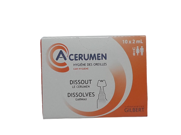 ACERUMEN UNIDOSE 2ML BOITE DE 10 GOUTTES AURICULAIRES
