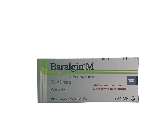 BARALGIN M 500MG BOITE DE 20 COMPRIMES PELLICULES