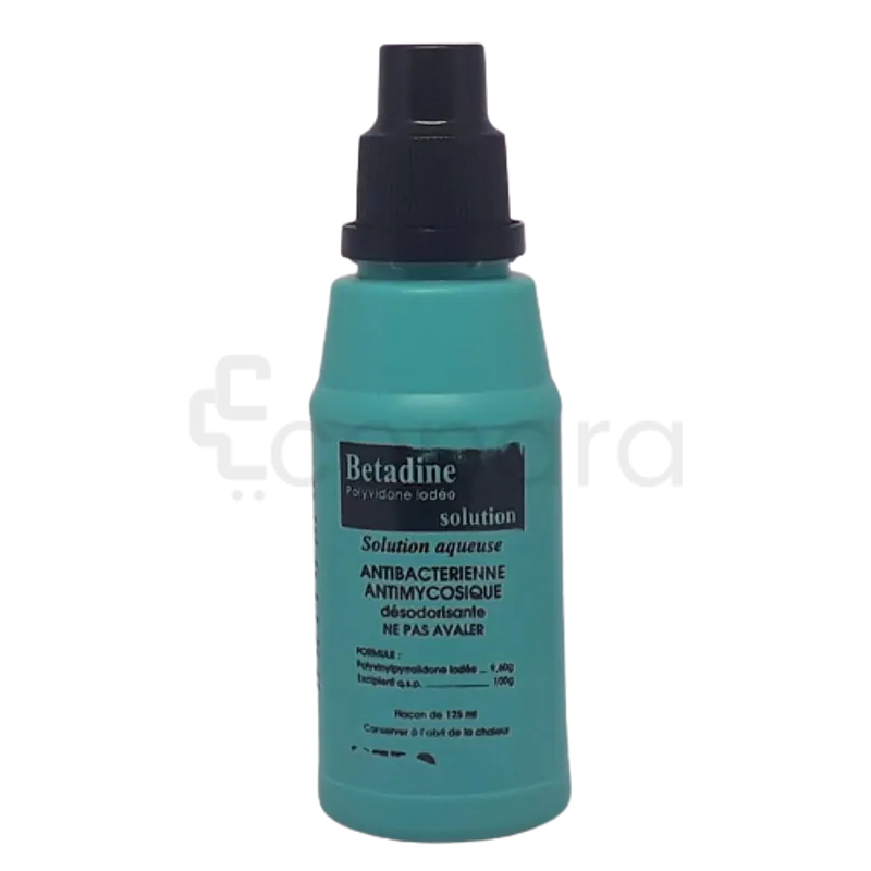 BETADINE SOLUTION AQUEUSE PH2 125ML REFERENCE 900869