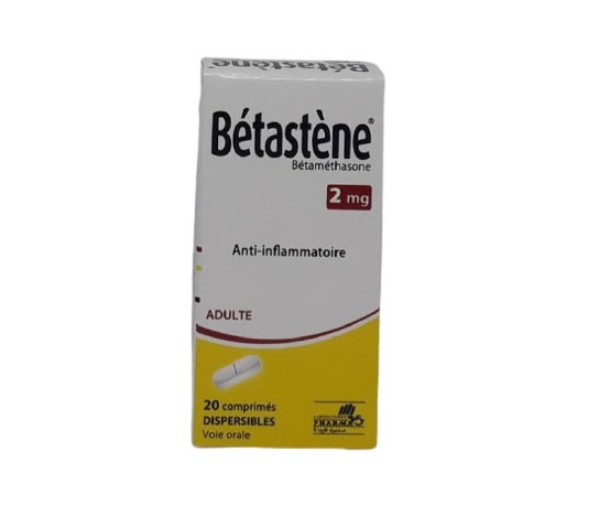 BETASTENE 2MG BOITE DE 20 COMPRIMES DISPERSIBLES