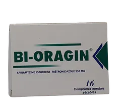 BI ORAGIN 250MG BOITE DE 16 COMPRIMES