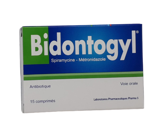BIDONTOGYL 1.5MI/250MG BOITE DE 15 COMPRIMES
