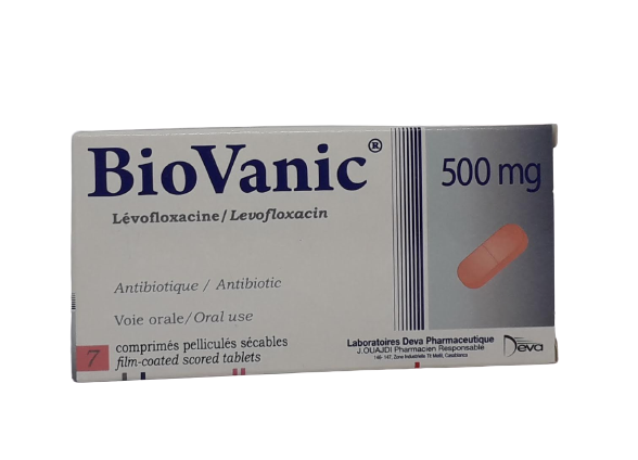 BIOVANIC 500MG BOITE DE 7 COMPRIMES SECABLES