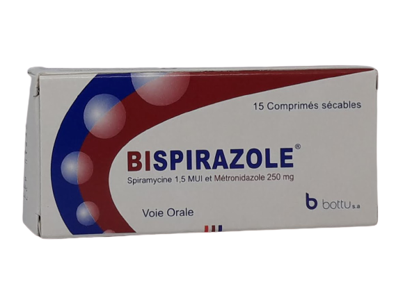 BISPIRAZOLE 1.5MUI/250MG BOITE DE 15 COMPRIMES