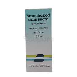 BRONCHOKOD 5% SANS SUCRE ADULTE 125ML