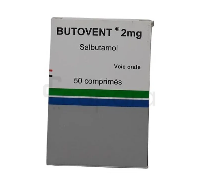 BUTOVENT 2MG BOITE DE 50 COMPRIMES