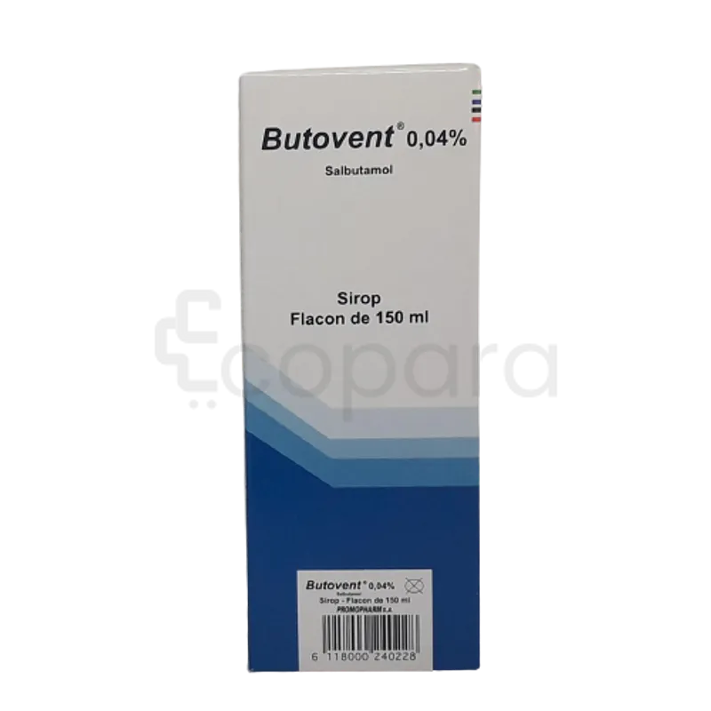 BUTOVENT 0.04% 150ML SIROP