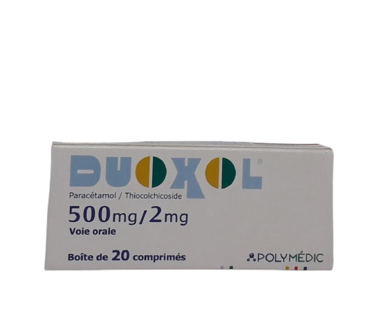 DUOXOL 500MG/2MG BOITE DE 20 COMPRIMES