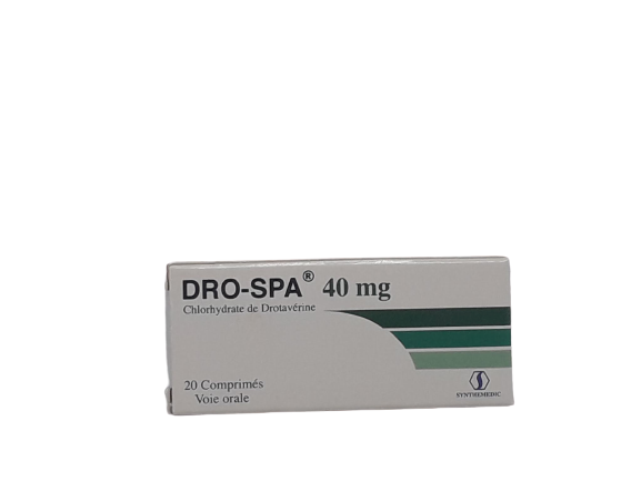 DROSPA 40MG BOITE DE 20 COMPRIMES