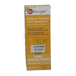 DR ROUGIER VOIES RESPIRATOIES PLANTAIN VITAMINE C SIROP 3ANS +ADULTES 100ML