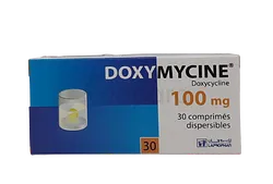 DOXYMYCINE 100MG BOITE DE 30 COMPRIMES DISPERSIBLES