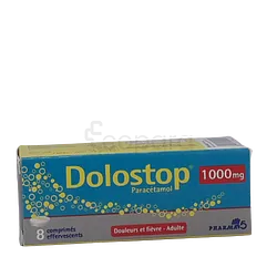 DOLOSTOP 1G BOITE DE 8 COMPRIMES EFFERVESCENTS