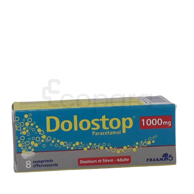DOLOSTOP 1G BOITE DE 8 COMPRIMES EFFERVESCENTS