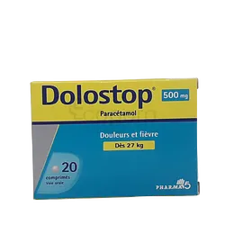 DOLOSTOP 500MG BOITE DE 20 COMPRIMES